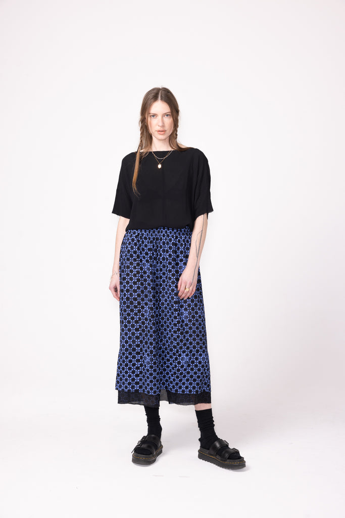 Slowly Skirt | Blue Alto