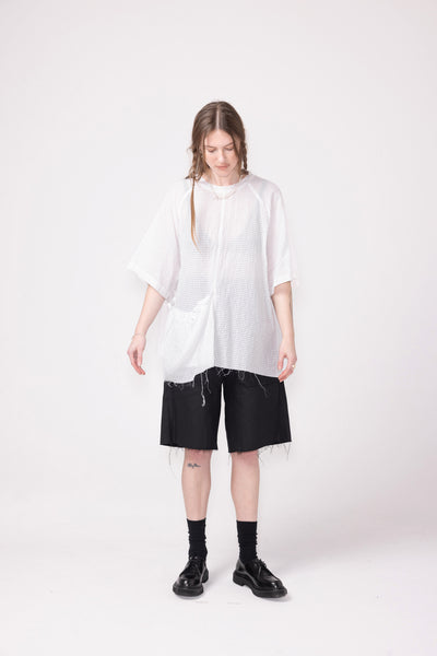Ferris Tee | White Check