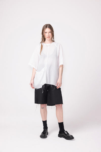 Ferris Tee | White Check