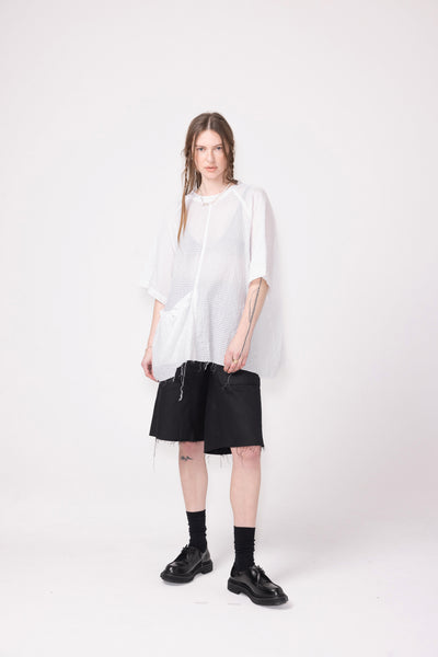 Ferris Tee | White Check