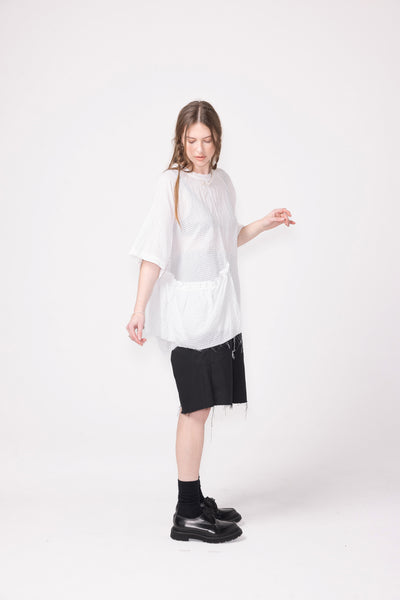 Ferris Tee | White Check