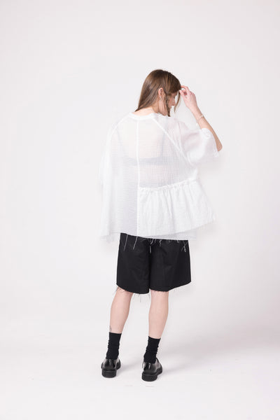 Ferris Tee | White Check