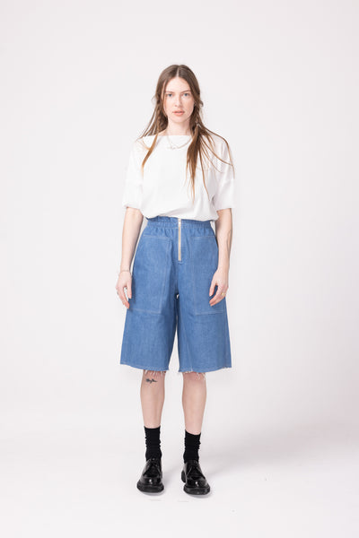 Whistle Shorts | Blue Denim