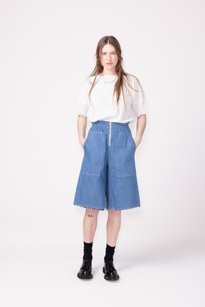 Whistle Shorts | Blue Denim