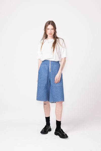 Whistle Shorts | Blue Denim
