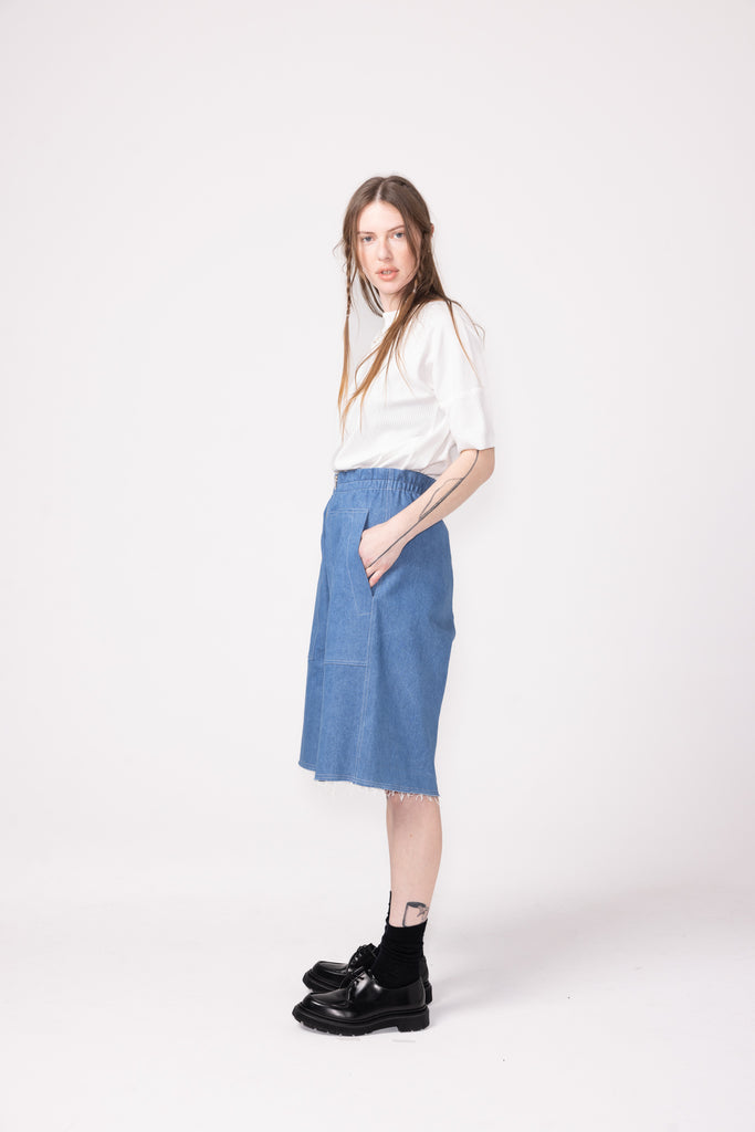 Whistle Shorts | Blue Denim