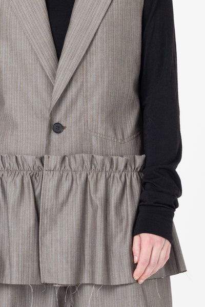 Integrate Vest | Tan Stripe - Company Store