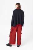 Fine Line Cardigan | Charcoal