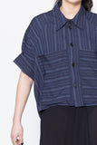 Admiration Shirt | Navy Stripe