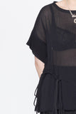 Neurotic Tee | Black Crinkle