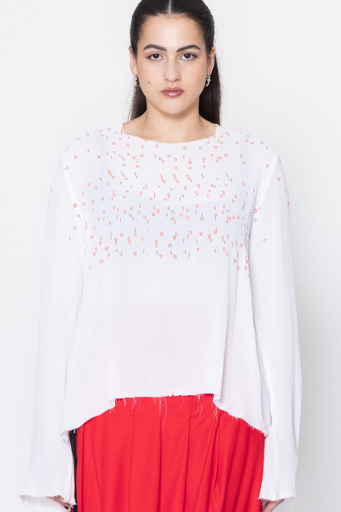 Antagonist Tee | Red Scatter