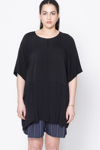 Panic Tee | Black Twill