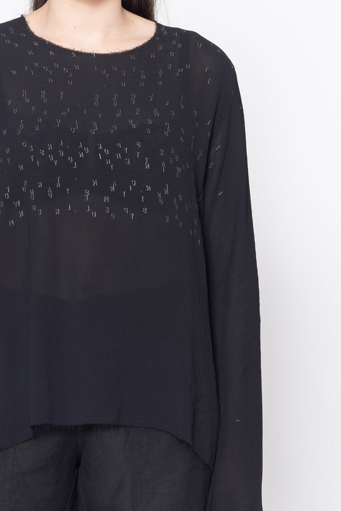 Antagonist Tee | Black Scatter