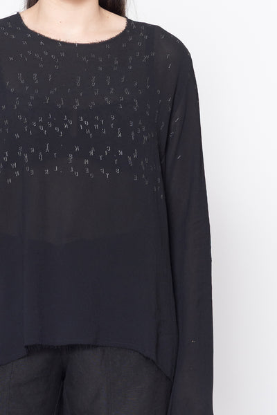 Antagonist Tee | Black Scatter
