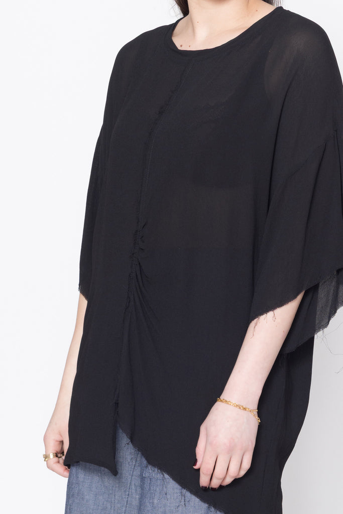 Contrast Tee | Black