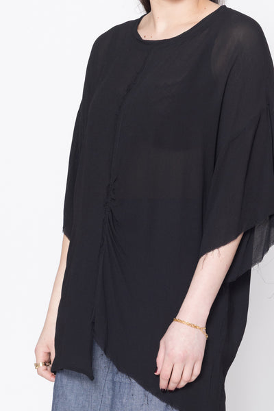 Contrast Tee | Black