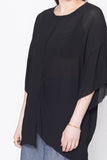 Contrast Tee | Black