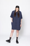 Egos Shirtdress | Navy Stripe