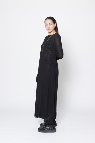 Stark Dress | Black Scatter