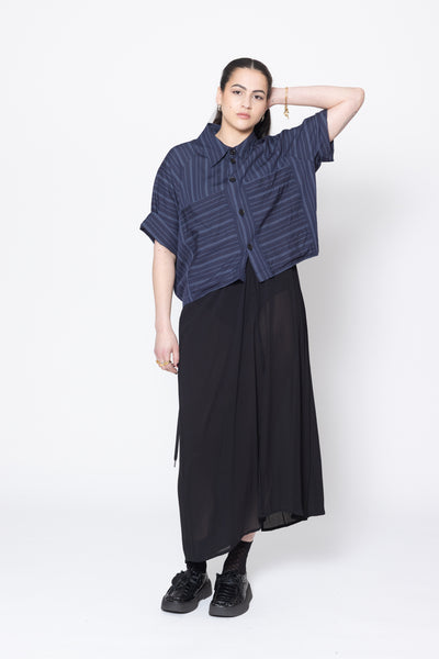 Admiration Shirt | Navy Stripe