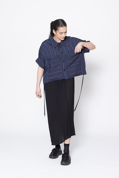 Admiration Shirt | Navy Stripe