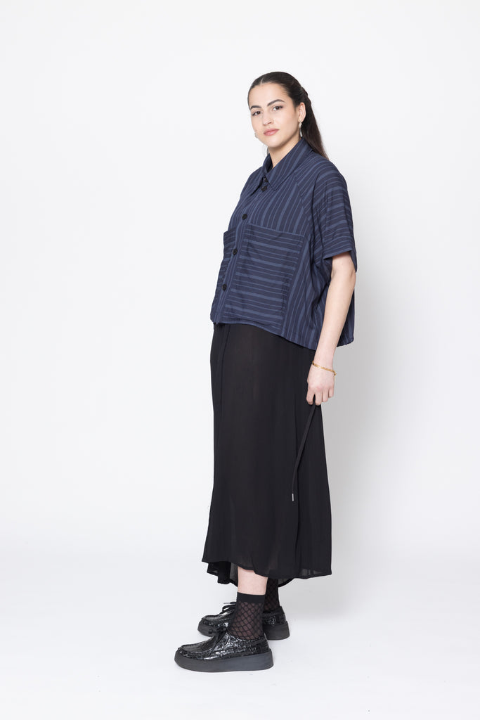 Admiration Shirt | Navy Stripe