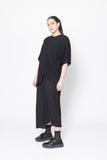 Contrast Tee | Black Knit
