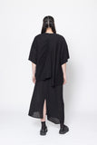 Contrast Tee | Black Knit