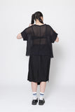 Neurotic Tee | Black Crinkle