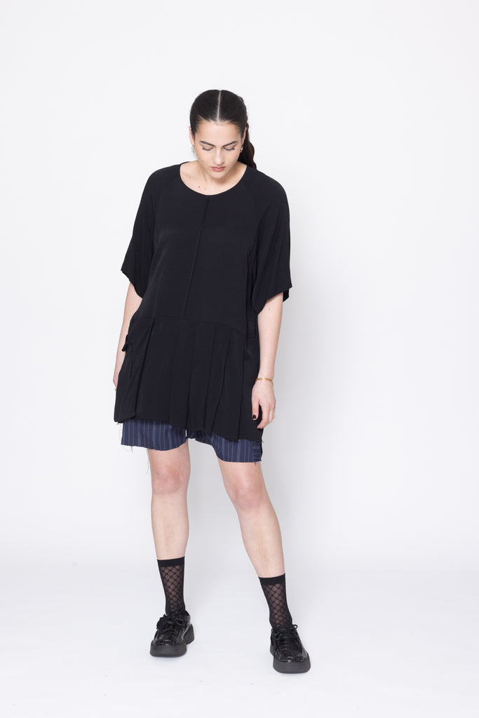 Panic Tee | Black Twill