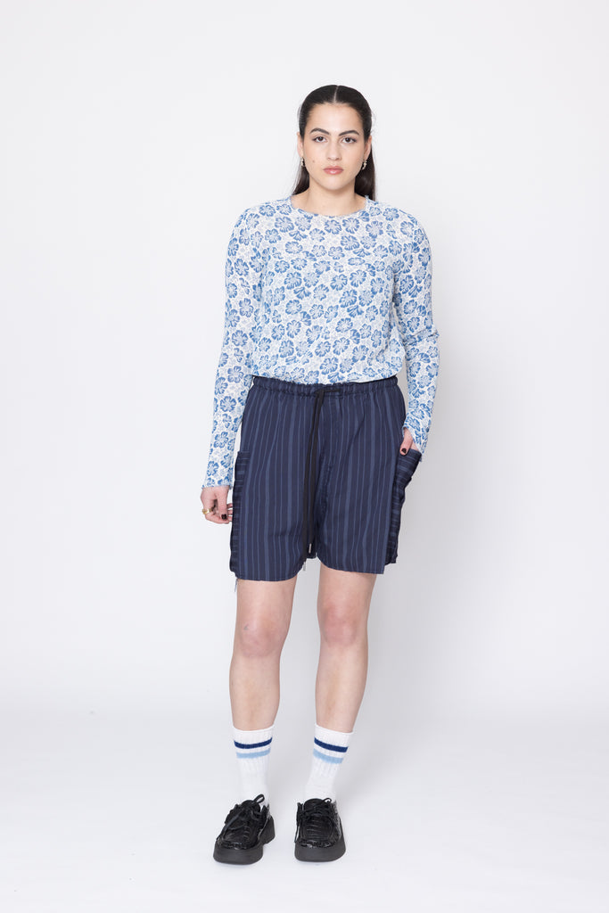 Persona Shorts | Navy Stripe
