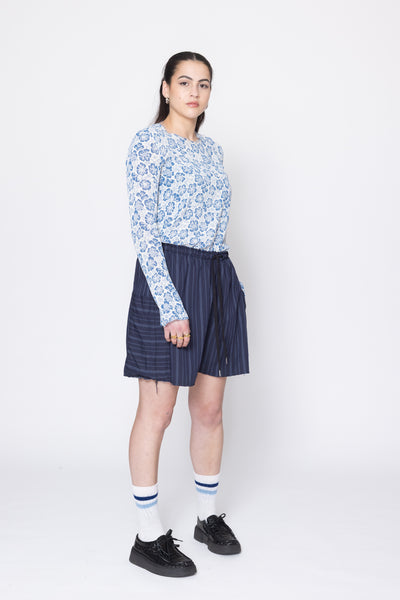 Persona Shorts | Navy Stripe