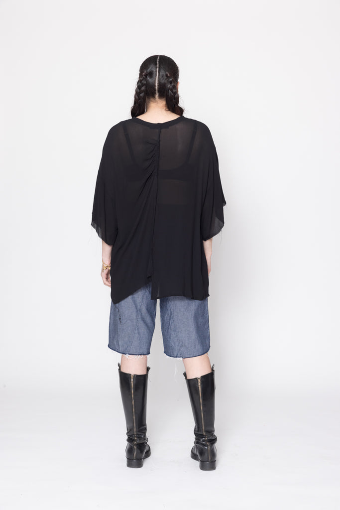 Contrast Tee | Black