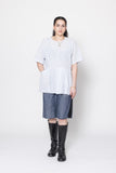 Panic Tee | White Stripe