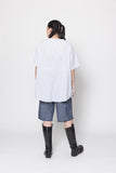 Panic Tee | White Stripe