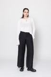 Joy Pants | Black Linen