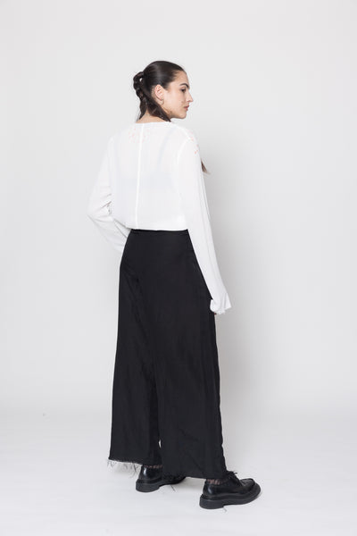 Joy Pants | Black Linen