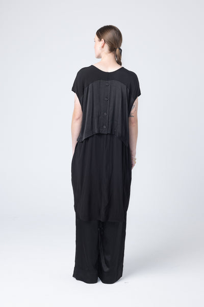 One Line Tunic | Black Oil