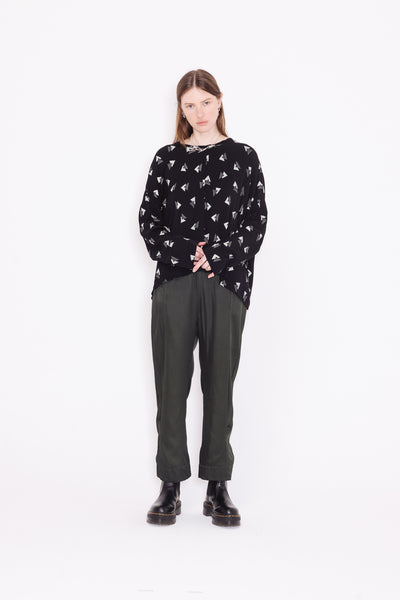 Base Sweater | Rio Black/Mint