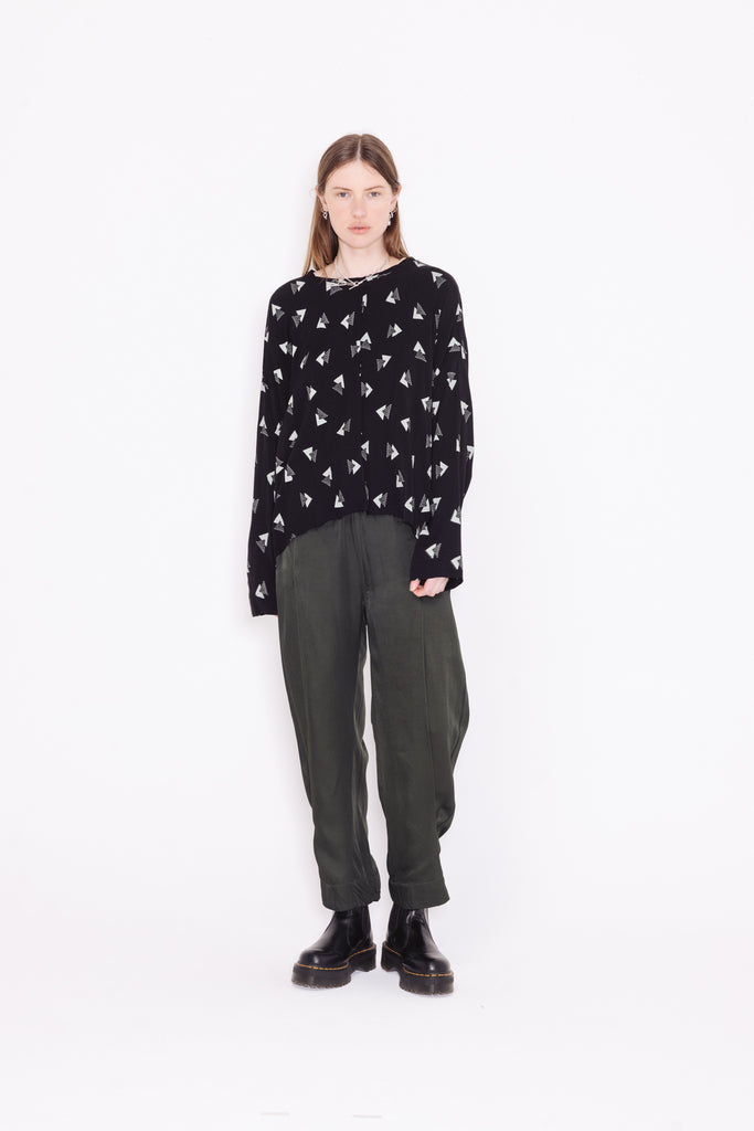 Base Sweater | Rio Black/Mint