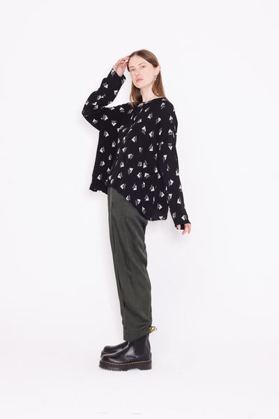 Base Sweater | Rio Black/Mint