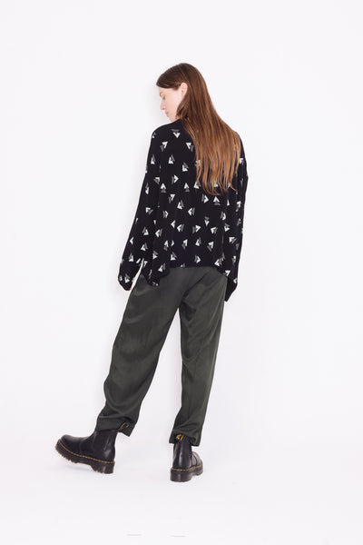 Base Sweater | Rio Black/Mint
