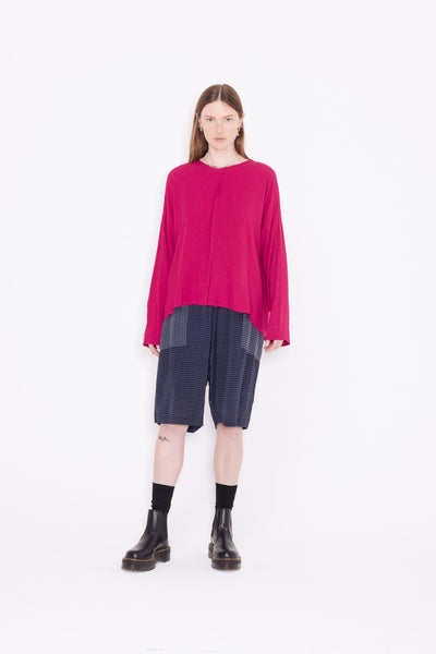 Base Sweater | Fuchsia