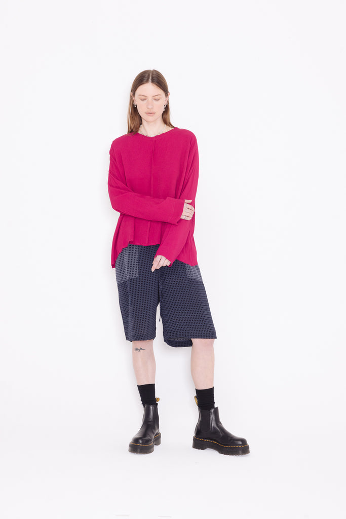Base Sweater | Fuchsia