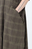 Court Dress | Khaki Plaid