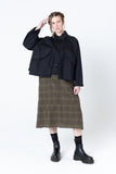 Court Dress | Khaki Plaid