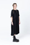 We Float Dress | Black Seersucker