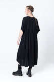We Float Dress | Black Seersucker