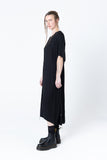We Float Dress | Black Seersucker