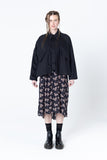 Poised Shirt Jacket | Black Denim